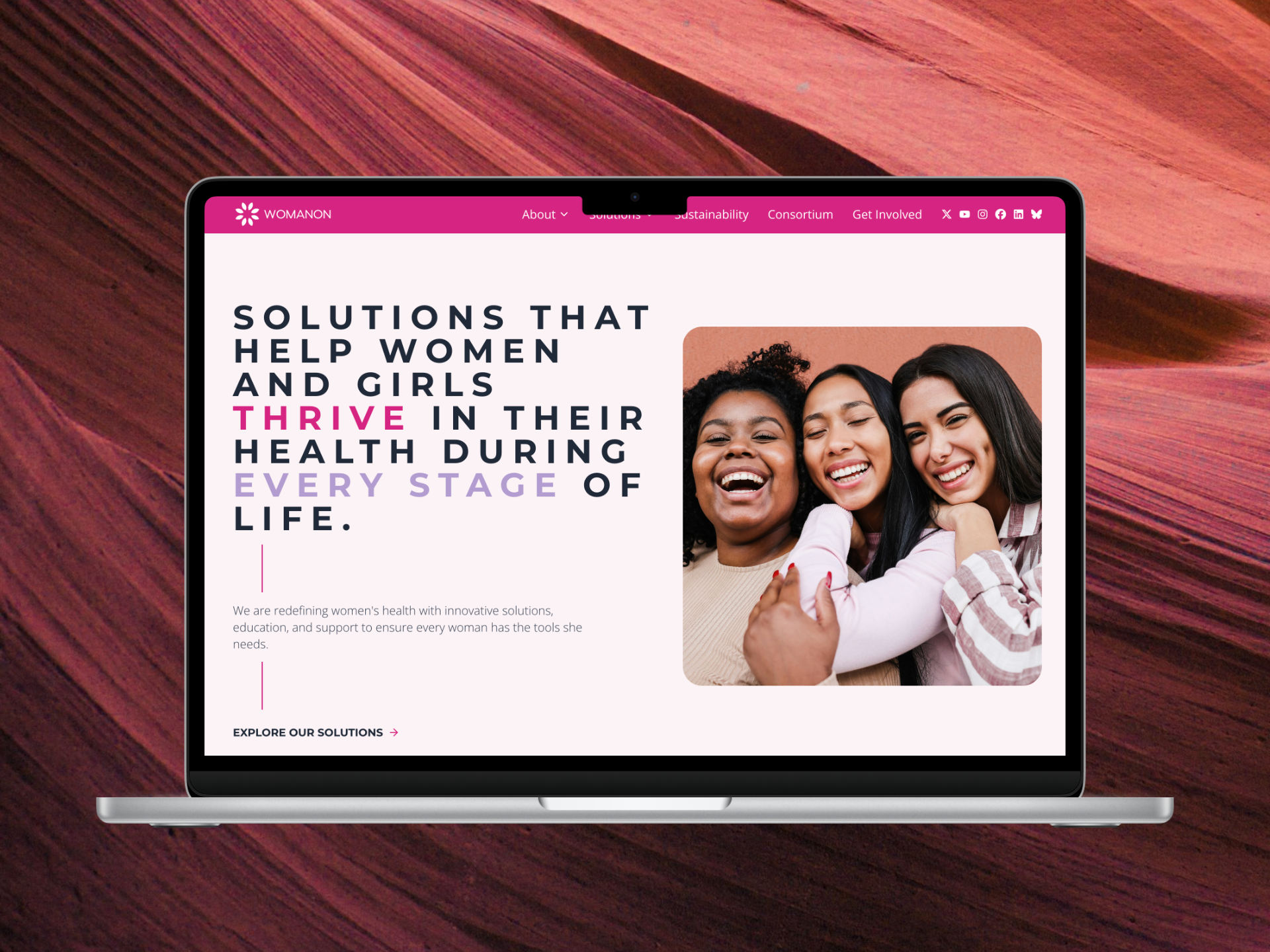 Womanon project preview