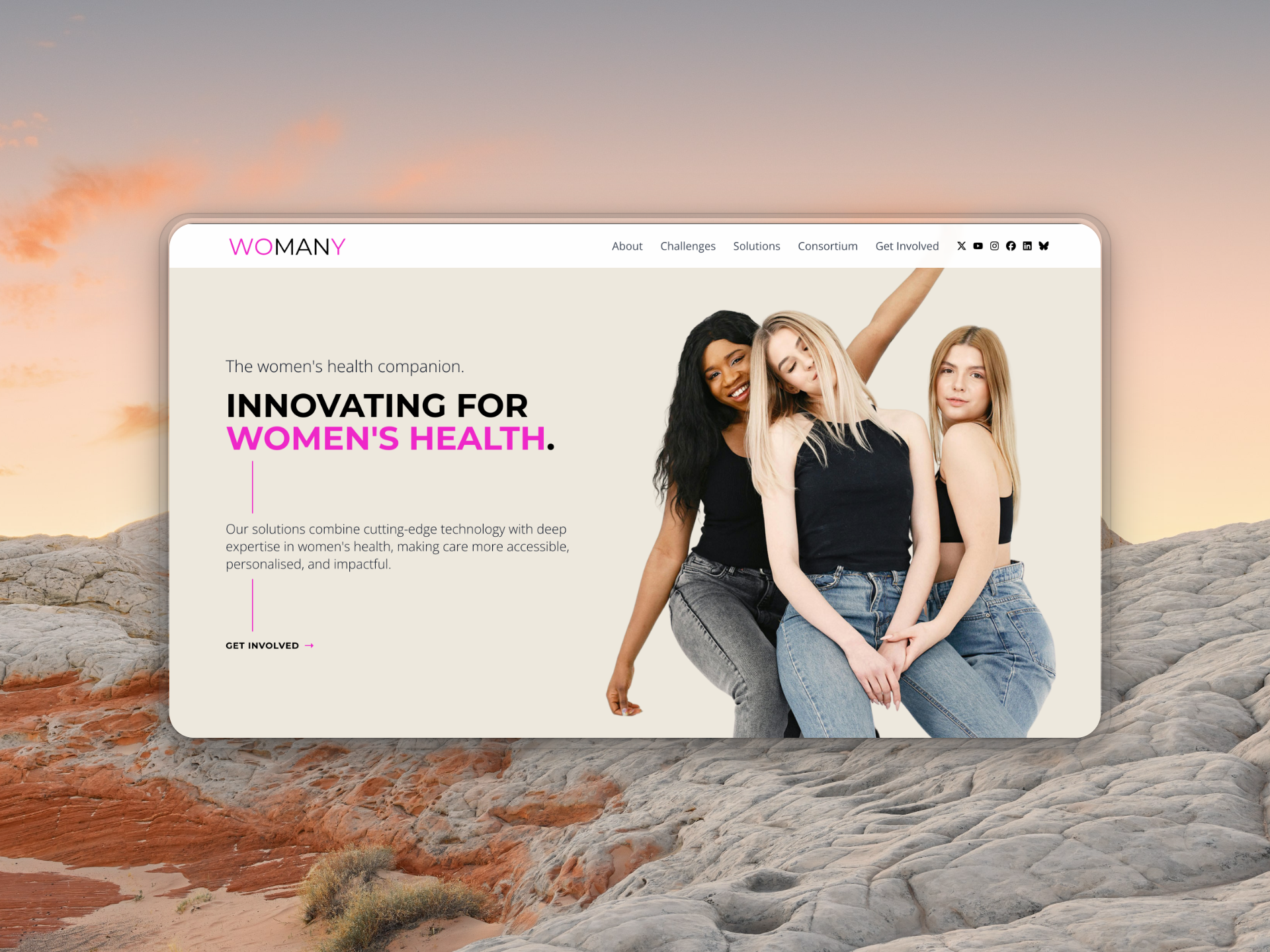 Womany project preview